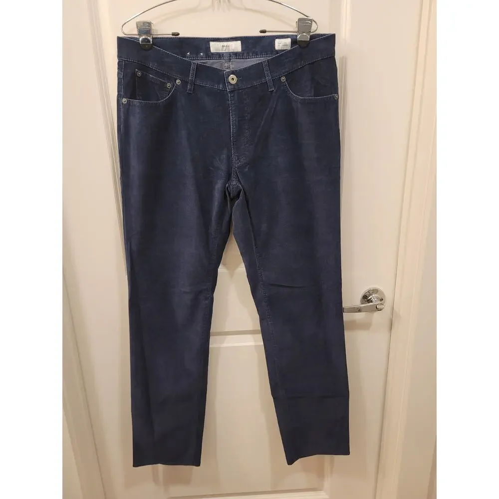Men's Brax Chuck Modern Fit Blue Corduroy Pants